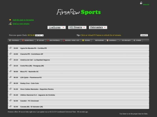 FirstRowSports